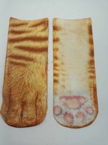 Dieren poten sokken - Sokken met dierenpoten motief - One size - dierensok