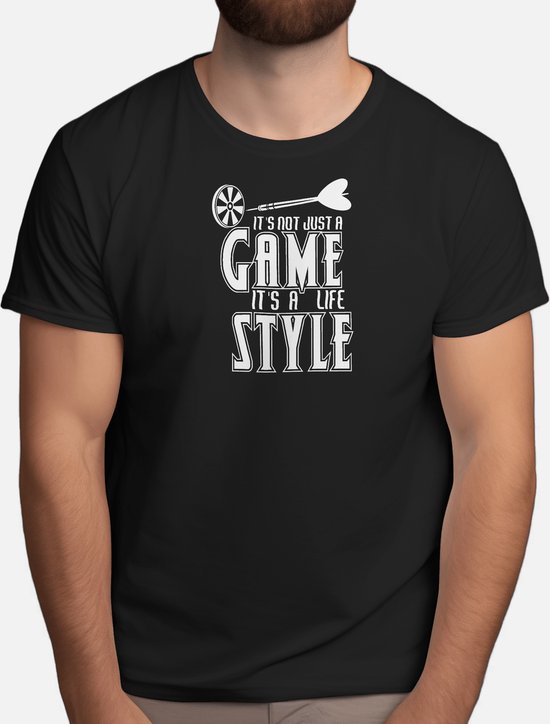 It's not just a Game It's a Life Style - T Shirt - Darts - DartsLife - DartsPlayer - Bullseye - Darten - DartenLeven - DartenSpeler - DartenFamilie - 183
