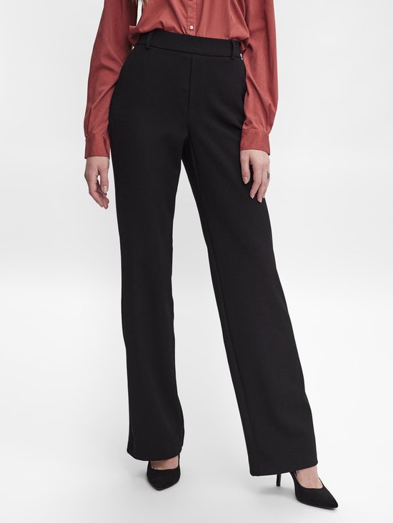 VERO MODA VMMAYA MR STRAIGHT SOLID PANT NOOS Pantalon Femme - Taille XS X L34