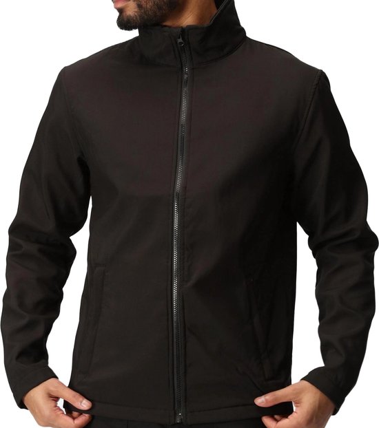 TONY BACKER Men's Softshell Jacket, Waterproof, Windproof, Hooded Jacket, Warm Jacket, Trekking, Casual, blue-4, XXL