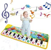 Piano speelmat - Speelmat voor kinderen XL - Kinder piano mat - Muziek tapijt voor kinderen - 100 x 36 CM - Incl batterijen