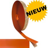 Zelfklevend veiligheid rubber antislipstrip | Breedte 30mm | Oranje | 5 meter