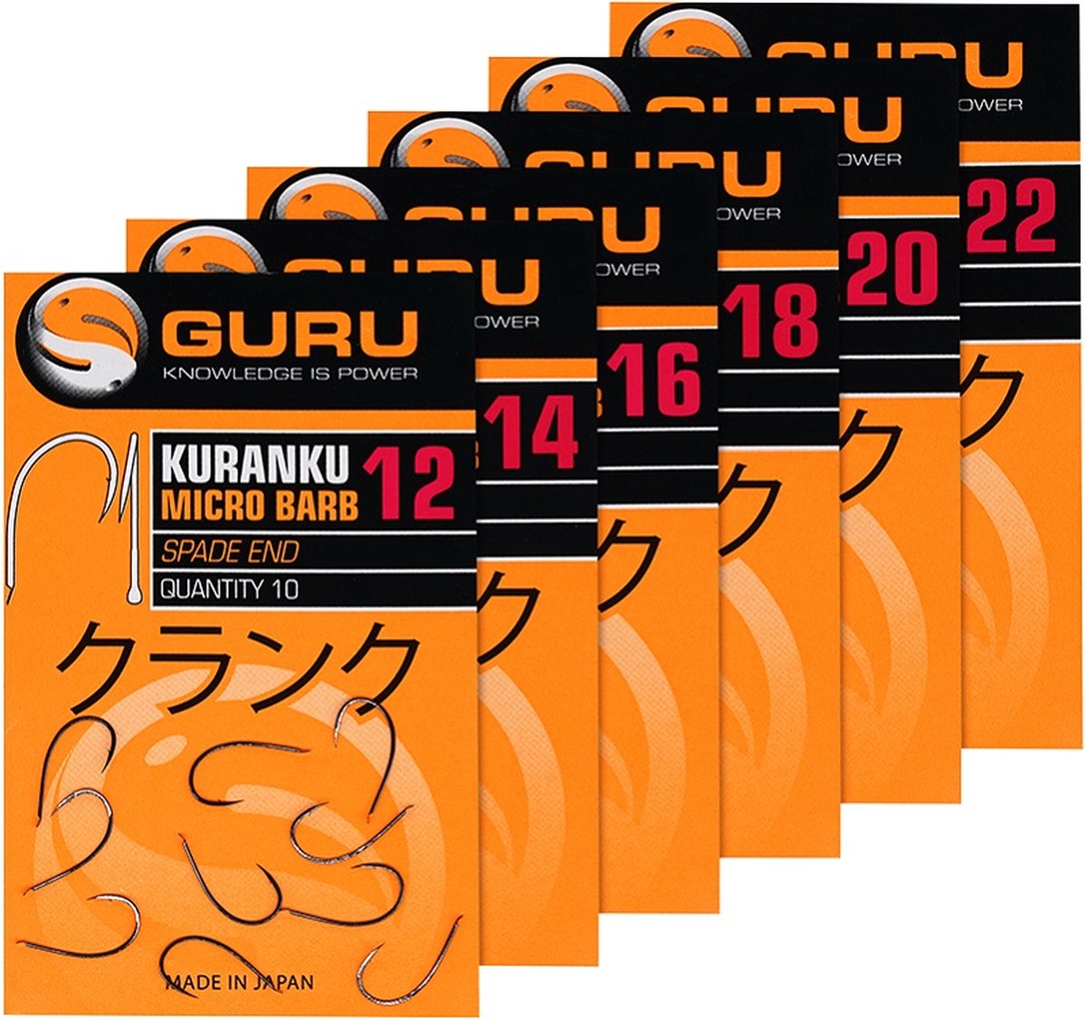 Guru - Haken Kuranku Micro Barb - Spade End - Guru