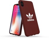 adidas Originals Moulded Case CANVAS iPhone XS Max hoesje - Rood