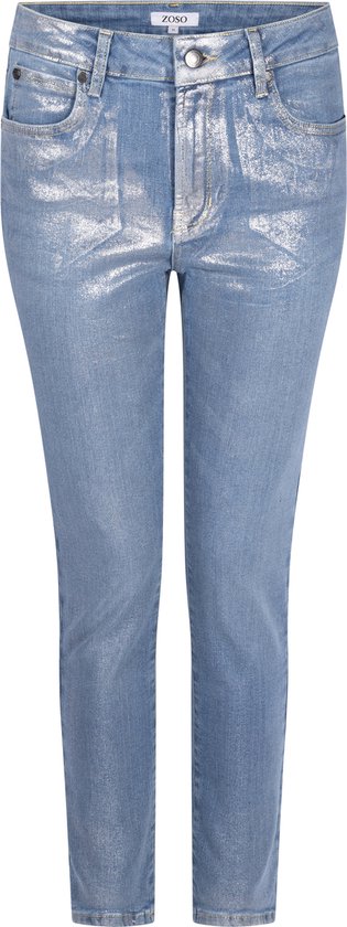 Zoso Jeans Demi Coated Jeans 241 0089 Light Denim Dames Maat - XL