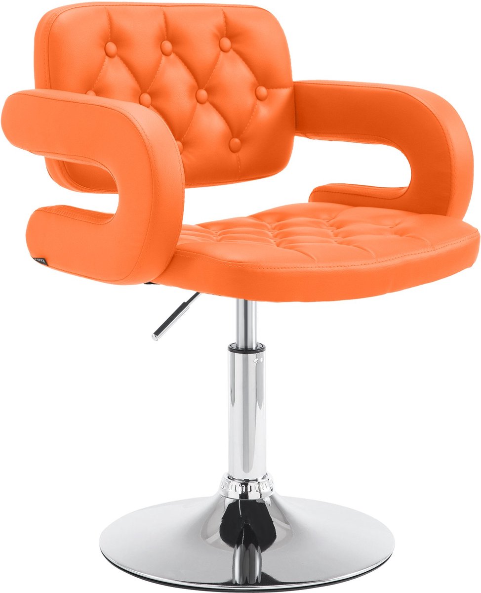 CLP Dublin Lounger - Kunstleer oranje