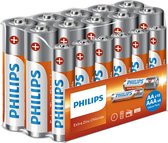 Philips Extra Chlorure AA x10 + AAA x6 paquet d'aluminium