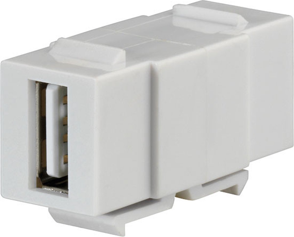 Rutenbeck Keystone USB-A 2.0 wit
