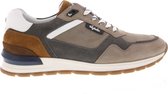 Heren Sneakers Australian Novecento Grey-cognac-white Grijs - Maat 44