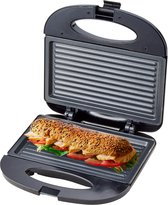 Bol.com COOK-IT Tosti IJzer - Compact Grill Apparaat - Sandwich Maker - Anti Aanbaklaag - Croque Monsieur Toetstel aanbieding