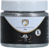 Excellent Glitter Hoeflak - 150 ml - Hoeflak – Paarden – Gelakte hoeven – Veelzijdig gebruik – Hydraterend en Verzorgend – Stralend – Makkelijk Aanbrengen en Verwijderen - Zilver
