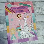 Colouring book prinsessen, kleurboek, 72 kleurplaten, creatief