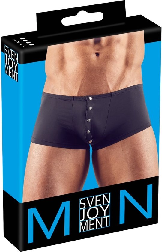 Boxer homme avec boutons pression Noir taille L bol