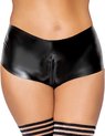 Latex Broekje Hotpants met Rits