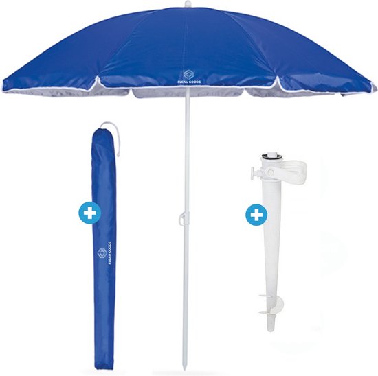 Fleau Goods parasolset 180 cm – UV bescherming – met voet en hoes