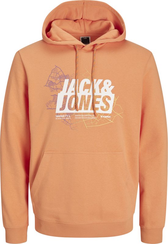 JACK&JONES JCOMAP LOGO SWEAT HOOD SN Heren Trui