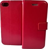 Portemonnee Book Case Hoesje rood Geschikt voor: iPhone 5 / 5S / 5S / SE
