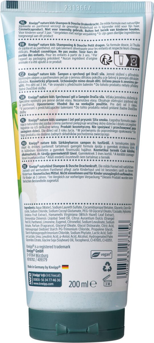 Kneipp Little Dragon Shampoo & Showergel - 200ML — afbeelding 4