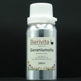 Geranium Olie 100ml - 100% Etherische Geraniumolie van Rozengeranium bloemen - Pelargonium