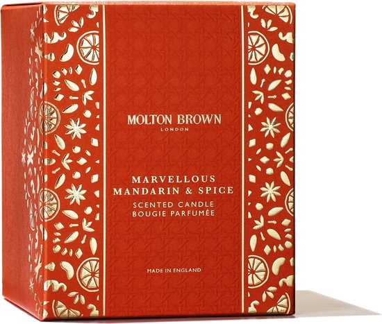 Foto: Molton brown marvellous mandarin spice signature candle 190 gr geschenkset home