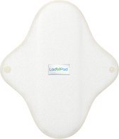 Ladypad - protège-slips lavable - taille XXS - blanc - tissu éponge - bambou - coton bio - réutilisable - zéro déchet