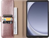 Phreeze Luxe Tablet Hoes - Geschikt voor Samsung Galaxy Tab A9 Hoesje 2023 - 8.7 inch - Vegan Leer - Magneetsluiting - Tablet Case Cover - Goud