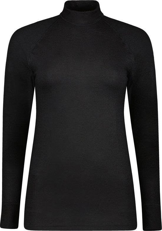 Gino Santi Dames Thermo Shirt Viloft Lange Mouwen Zwart | Maat XL