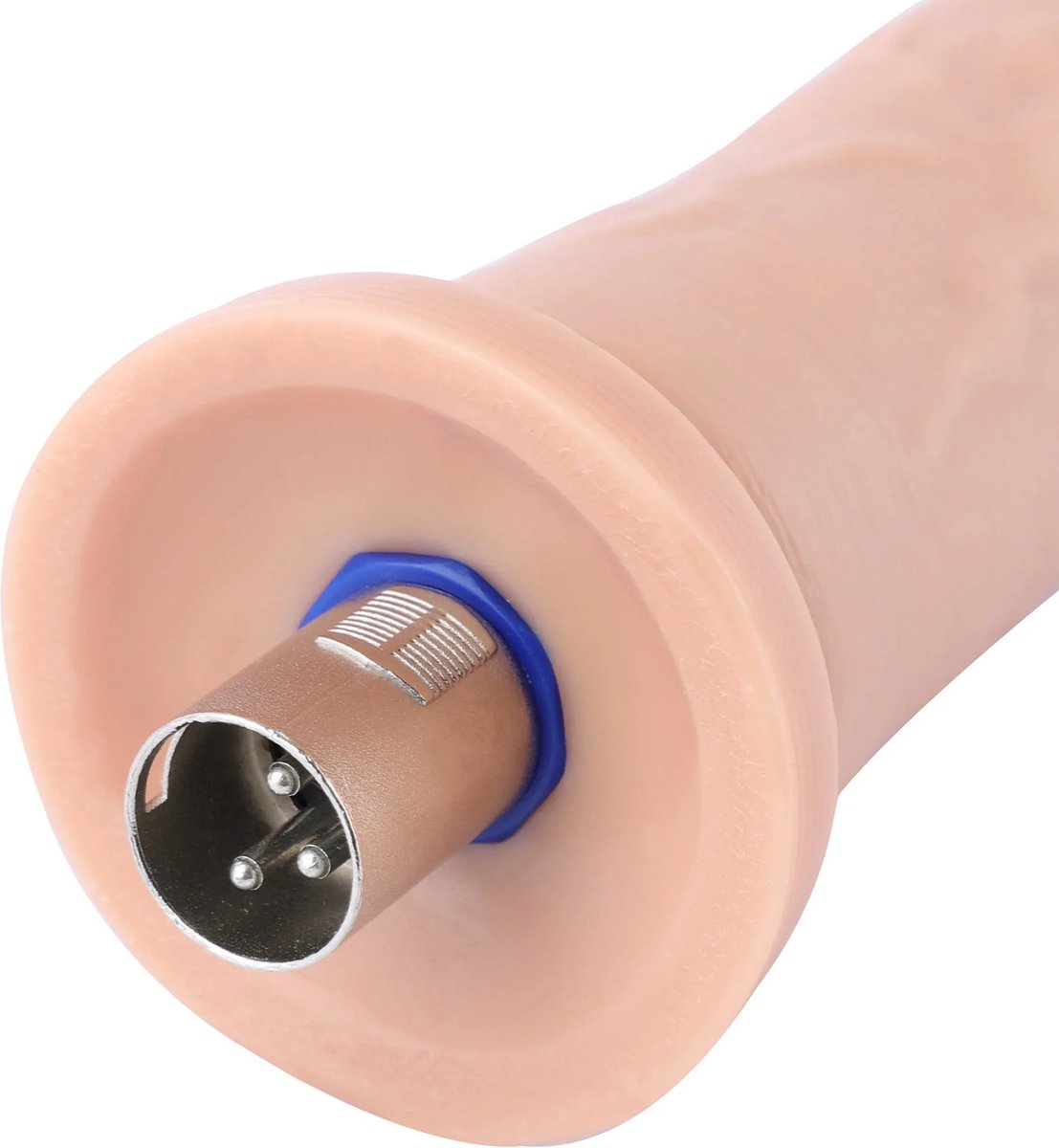 Goedkoopste Flexibel Dildo 3XLR voor Auxfun Basic Seksmachine Nude