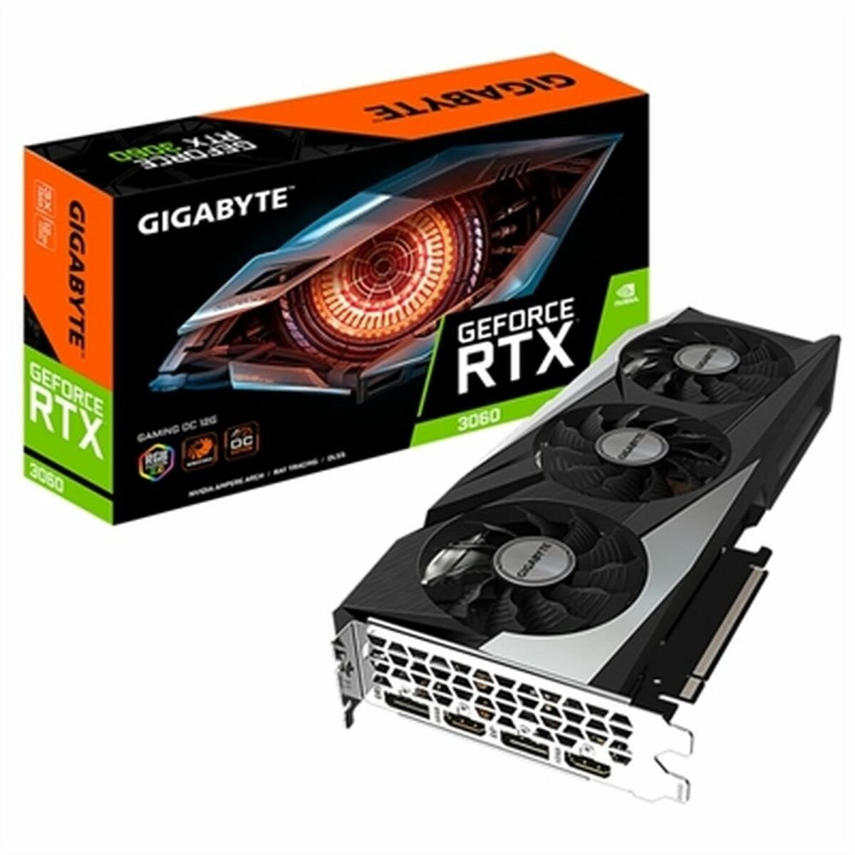 GIGABYTE RTX 3060 GAMING OC 12G LHR grafische kaart (GV-N3060GAMING OC-12GD)