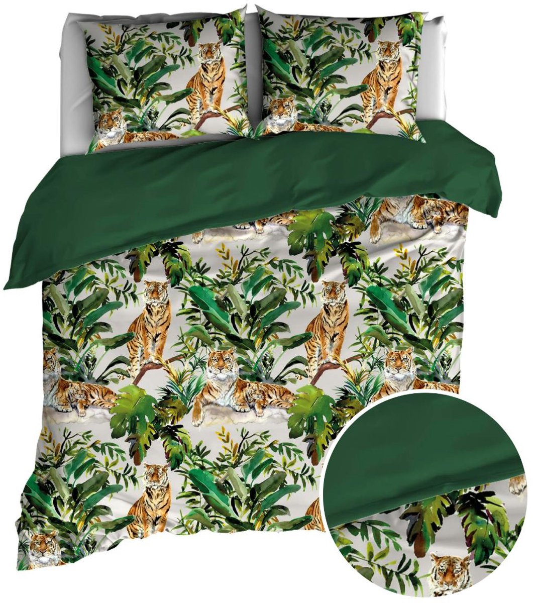 Romanette Tigger - Dekbedovertrek - Tweepersoons - 200x200/220 cm - Multi kleur