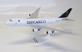 Schaalmodel vliegtuig Saudia Cargo Boeing 747-400F schaal 1:250 lengte 25,77cm