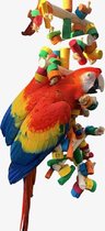 Home en Dier Tornado L 70 x 20 x 60 cm Java hout papegaai speelgoed