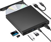 NÖRDIC K595 Externe DVD Speler - Draagbaar - Brander en -speler - USB-hub - SD/TD-kaartlezer