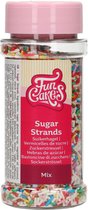 FunCakes Sugar Strands - Kleurenmix - 80g - Sprinkles Taartdecoratie