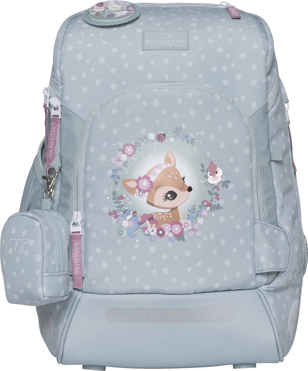 Beckmann schooltas - Active Air FLX - Forest Deer Dusty Mint green - 20-25 liter - BE-120156A