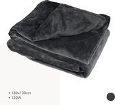 Elektrische fleece deken - Mylove - Antraciet - XL