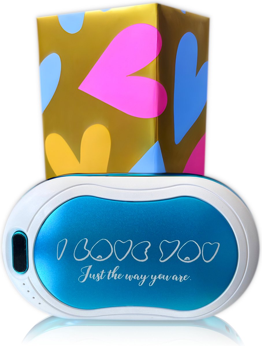 Goedkoopste Elektrische Handwarmers Herbruikbaar - Powerbank 2-in-1 - Powerbank 10000 mah - 6 Uur Warmte 45-60°C - Draagbare Handwarmer - Romantisch Cadeau - Powerbanks - Snellader - Multifunctionele Handwarmer