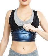 Vrouwen Afslanken Tank Top Sauna Vest Zweet T-shirt Body Shaper Fitness Vetbrander – XXL