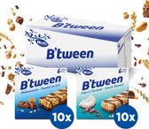 Hero B'tween Mueslirepen - Mega Voordeel Box - Tussendoortjes - Melkchocolade en Kokos & Chocolade - 20 dozen x 6 repen (120 repen)