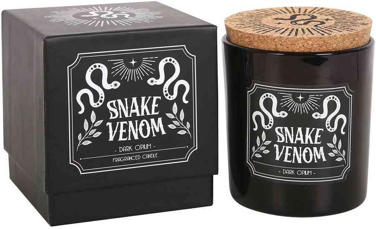 Something Different - Snake Venom Dark Opium Geurkaars - Zwart