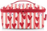 Reisenthel Coolerbag M Pocket Koeltas - 4,5L - Hearts & Stripes Rood