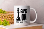 Mok Game ON - Chess - Gift - Cadeu - ChessLife - ChessMaster - ChessTactics - Schaak - Schaakleven - Schaakmeester - Schaaktactieken