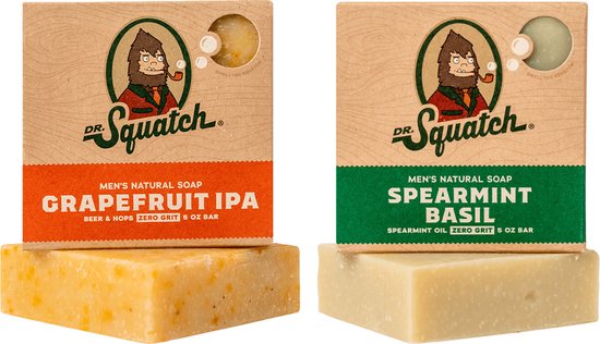 Dr. Squatch Soap - Grapefruit IPA & Spearmint Basil (2x 141 gram)