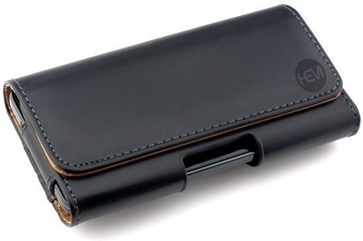 HEM Broekriem Hoesje - Geschikt voor iPhone 13 Mini - Zwart