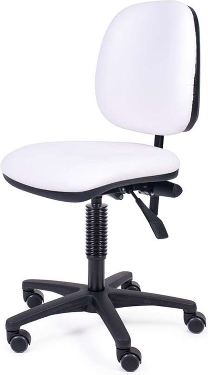 MTM witte verstelbare Stoel WULDOR 160-N zithoogte: 47 - 62 cm