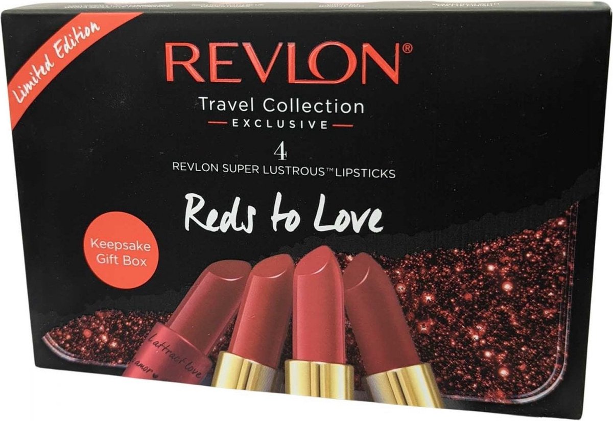 Goedkoopste Revlon Super Lustrous Lipsticks Reds To Love Cadeauset