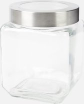 Set van 3 Glazen Voorraadpotten (1.2 Liter) - Luchtdichte Afsluiting voor Voedsel Opslag en Keuken Organisatie - Elegant, Duurzaam en Veelzijdig