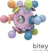 Bitey - Rammelaar Baby - Bal - BPA-vrij - Baby - Speelgoed - Bal - BPA-vrij - Grijp- en bijtspeelgoed - Spelen en ontdekken - vanaf 3 maanden - Ratel Geluiden - Roze