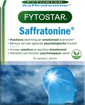 Fytostar Saffratonine - Supplement - Voedingssupplement bij stress en negatieve gevoelens – 30 capsules