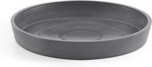 Ecopots Saucer Round - Grey - Ø15 x H2,5 cm - Ronde grijze onderschotel